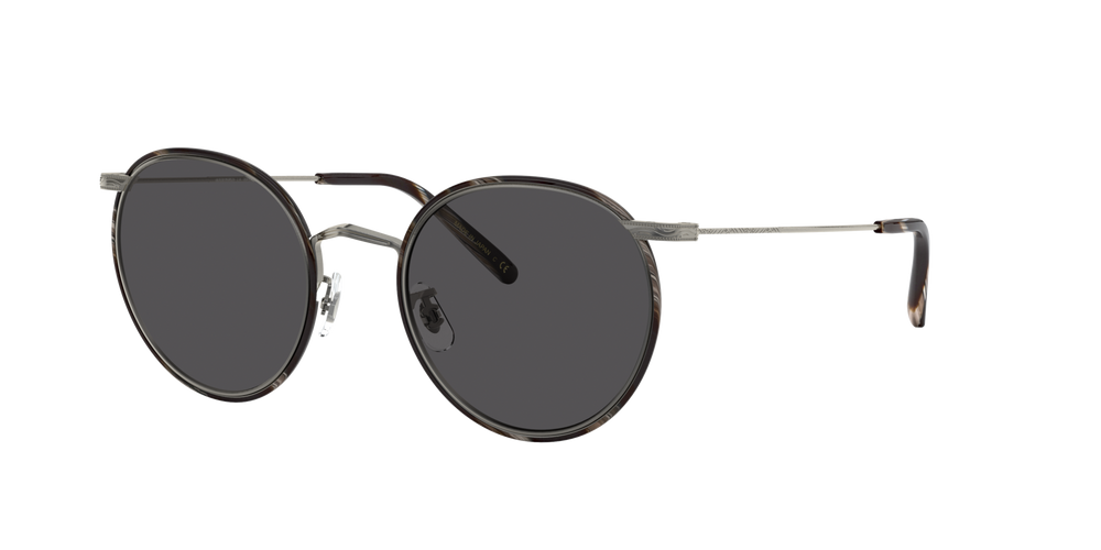 Oliver Peoples Casson con montura Estaño-Cuerno Negro y lentes Gris - imagen 5