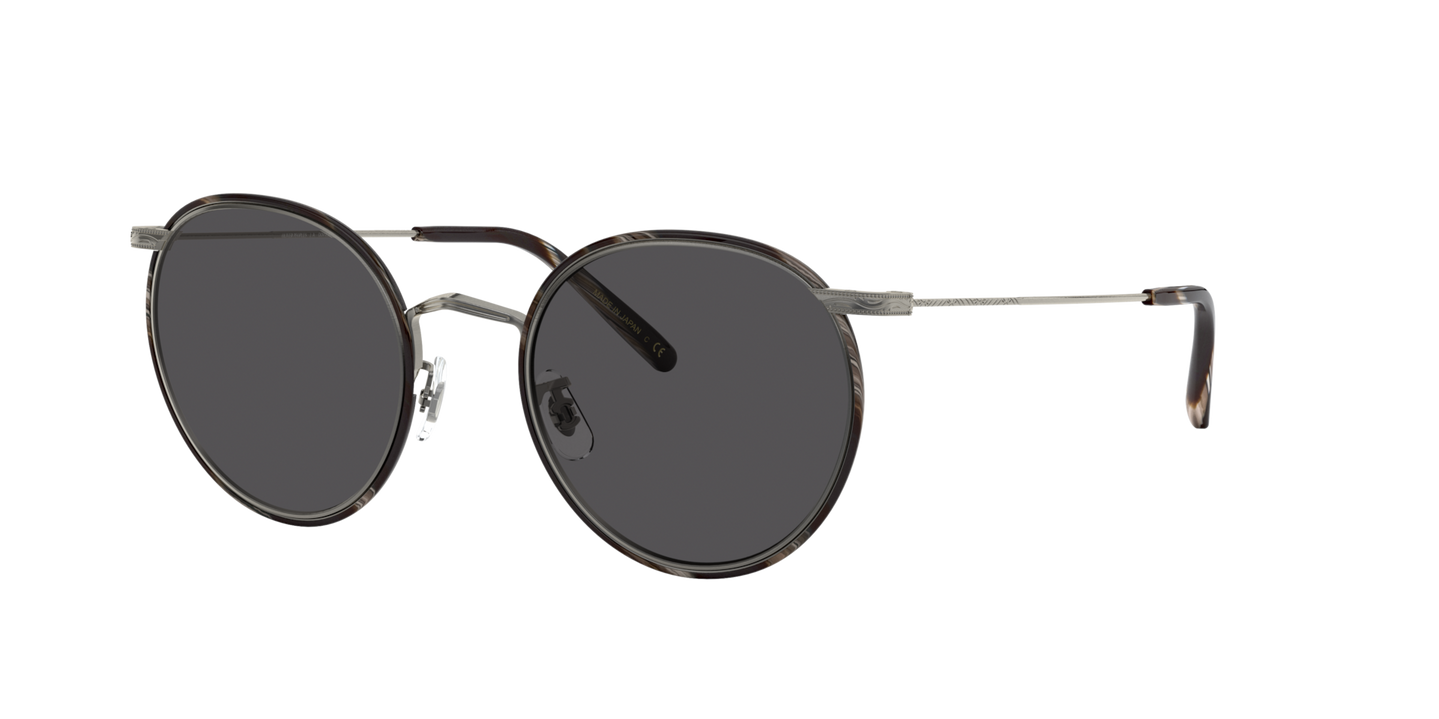Oliver Peoples Casson con montatura Peltro-Corno Nero e lenti  Grigio - Immagine Terminale