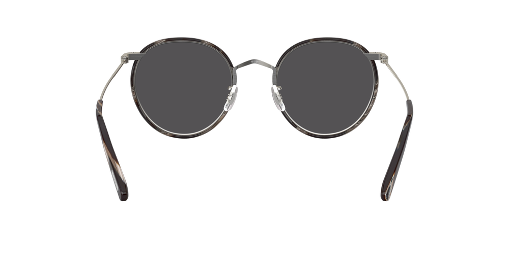 Oliver Peoples Casson avec une monture Étain-Corne noire et des verres Gris - L'image 4