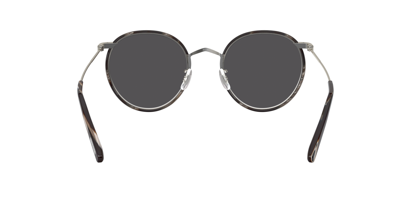 Oliver Peoples Casson con montatura Peltro-Corno Nero e lenti  Grigio - Immagine Naselli