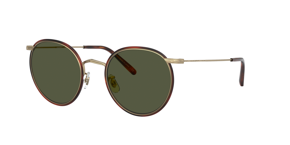 Oliver Peoples Casson with Antique Gold-Dark Mahogany frame and Green lenses - image 3