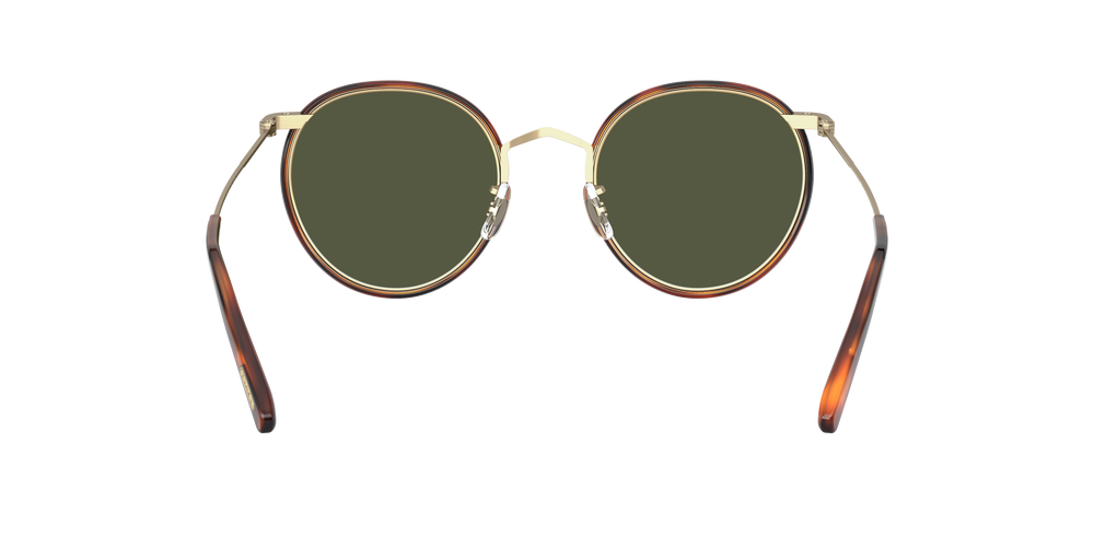 Sie Oliver Peoples Casson mit Antikgold-Mahogani dunkel Gestell und Grün Gläsern - Das Bild 4