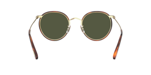 Oliver Peoples Casson with Antique Gold-Dark Mahogany frame and Green lenses - image 4