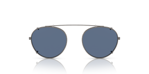 Oliver Peoples TK-1 Clip with Pewter frame and Blue lenses - Image 1
