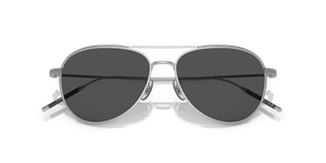 Oliver Peoples TK-3 with Brushed Silver frame and Blue lenses - Image 6