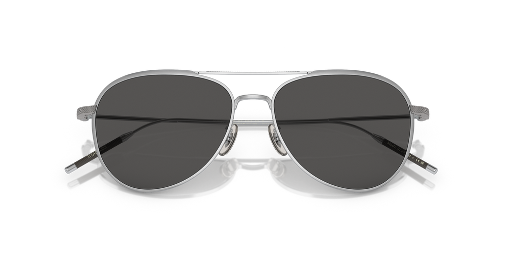 Oliver Peoples TK-3 with Brushed Silver frame and Blue lenses - image 7