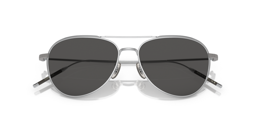 Oliver Peoples TK-3 with Brushed Silver frame and Blue lenses - image 7