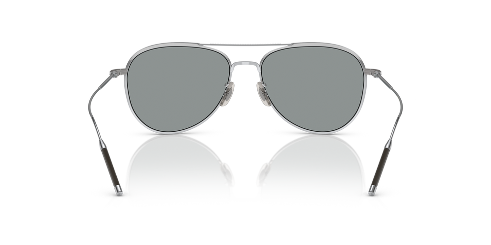 Oliver Peoples TK-3 with Brushed Silver frame and Blue lenses - image 5