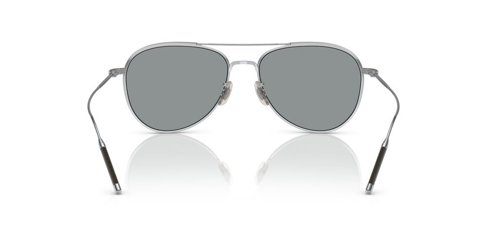 Oliver Peoples TK-3 with Brushed Silver frame and Blue lenses - image 5