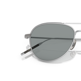 Oliver Peoples TK-3 with Brushed Silver frame and Blue lenses - Variant