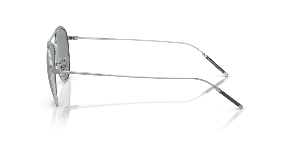 Oliver Peoples TK-3 with Brushed Silver frame and Blue lenses - image 4