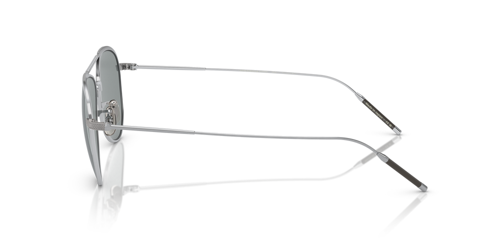 Oliver Peoples TK-3 with Brushed Silver frame and Blue lenses - Image 4