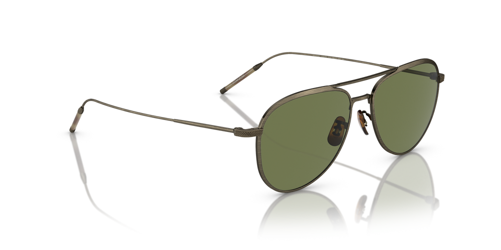 Oliver Peoples TK-3 with Antique Gold frame and Green lenses - image 3