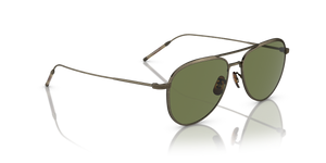Oliver Peoples TK-3 with Antique Gold frame and Green lenses - image 3