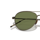 Oliver Peoples TK-3 with Antique Gold frame and Green lenses - Variant