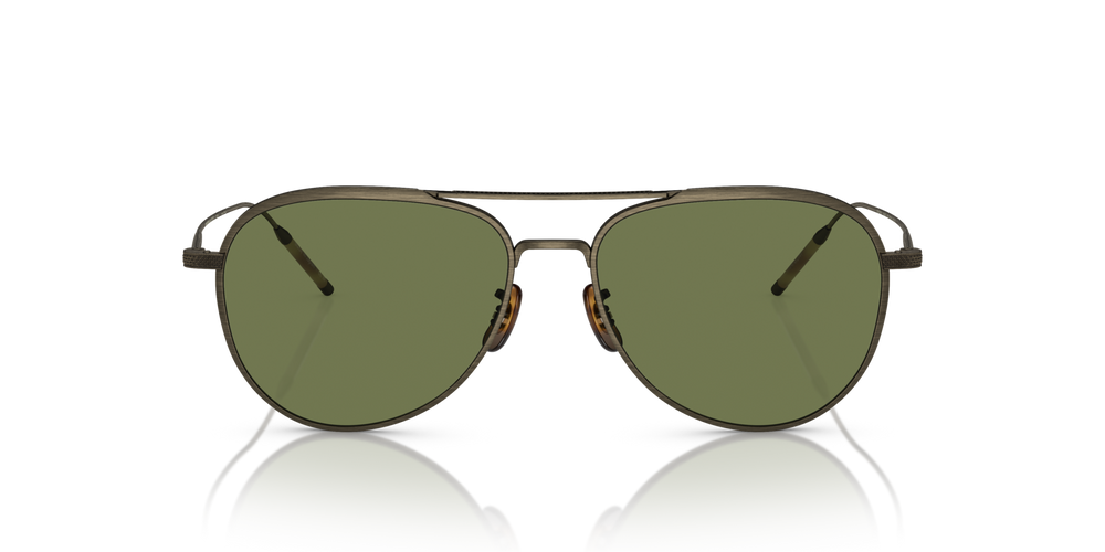 Oliver Peoples TK-3 with Antique Gold frame and Green lenses - image 2