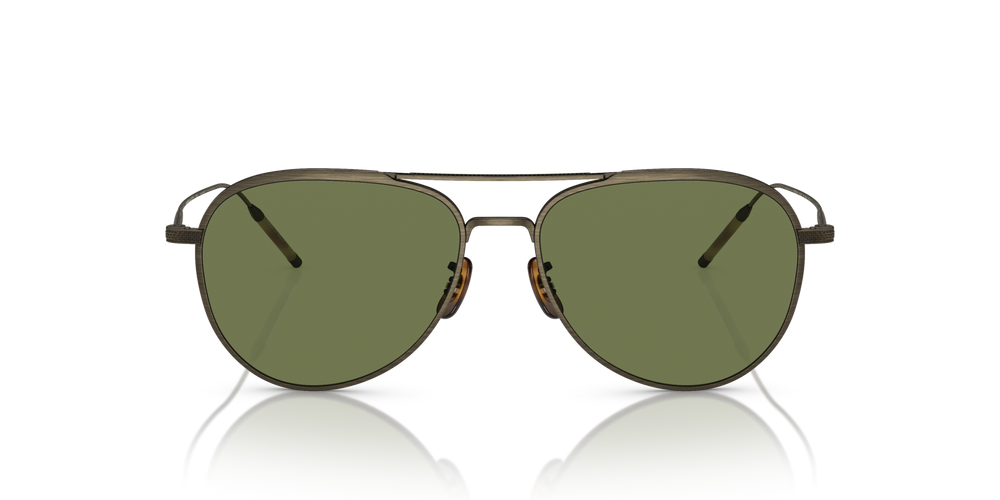 Oliver Peoples TK-3 with Antique Gold frame and Green lenses - image 2