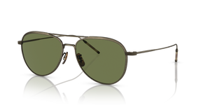 Oliver Peoples TK-3 with Antique Gold frame and Green lenses - image 1