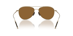 Oliver Peoples TK-3 with Brushed Gold frame and Brown lenses - image 5
