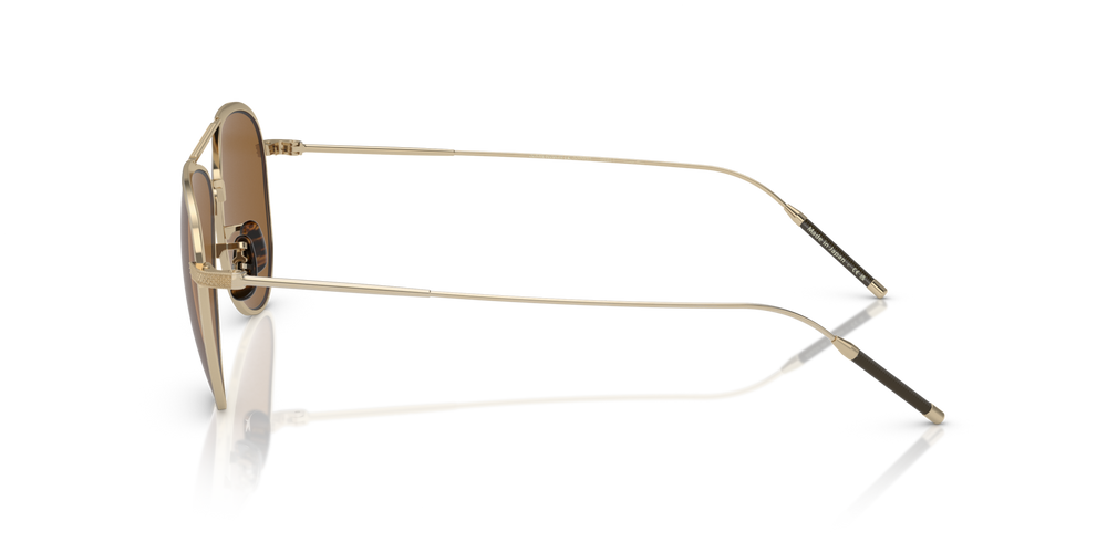 Oliver Peoples TK-3 with Brushed Gold frame and Brown lenses - image 4