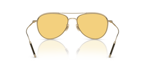Oliver Peoples TK-3 with Brushed Gold frame and Yellow lenses - image 5