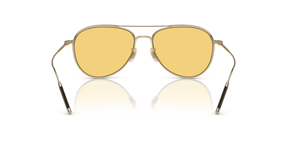 Oliver Peoples TK-3 with Brushed Gold frame and Yellow lenses - image 5