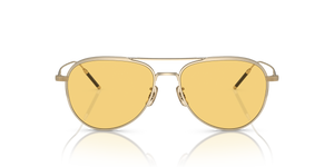 Oliver Peoples TK-3 with Brushed Gold frame and Yellow lenses - image 2
