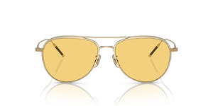 Oliver Peoples TK-3 with Brushed Gold frame and Yellow lenses - Image 2