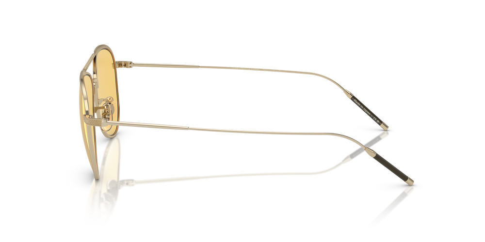 Oliver Peoples TK-3 with Brushed Gold frame and Yellow lenses - Image 4