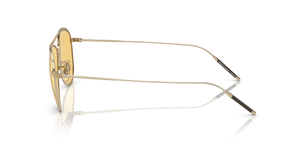 Sie Oliver Peoples TK-3 mit Gold gebürstet Gestell und Gelb Gläsern - Bild 4