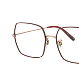 Oliver Peoples Justyna with Rose Gold-Burgundy frame - Variant