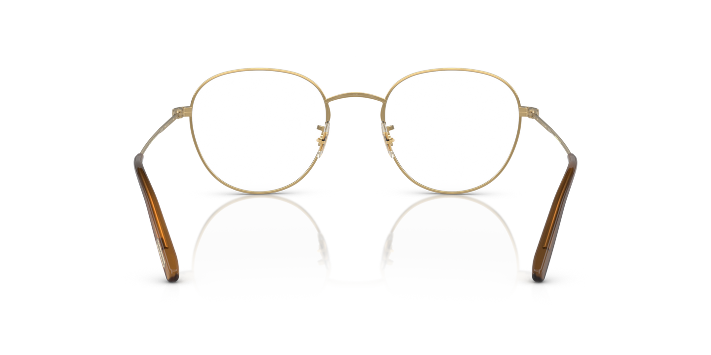 Oliver Peoples Piercy mit Gold Gestell - Bild Stegplättchen