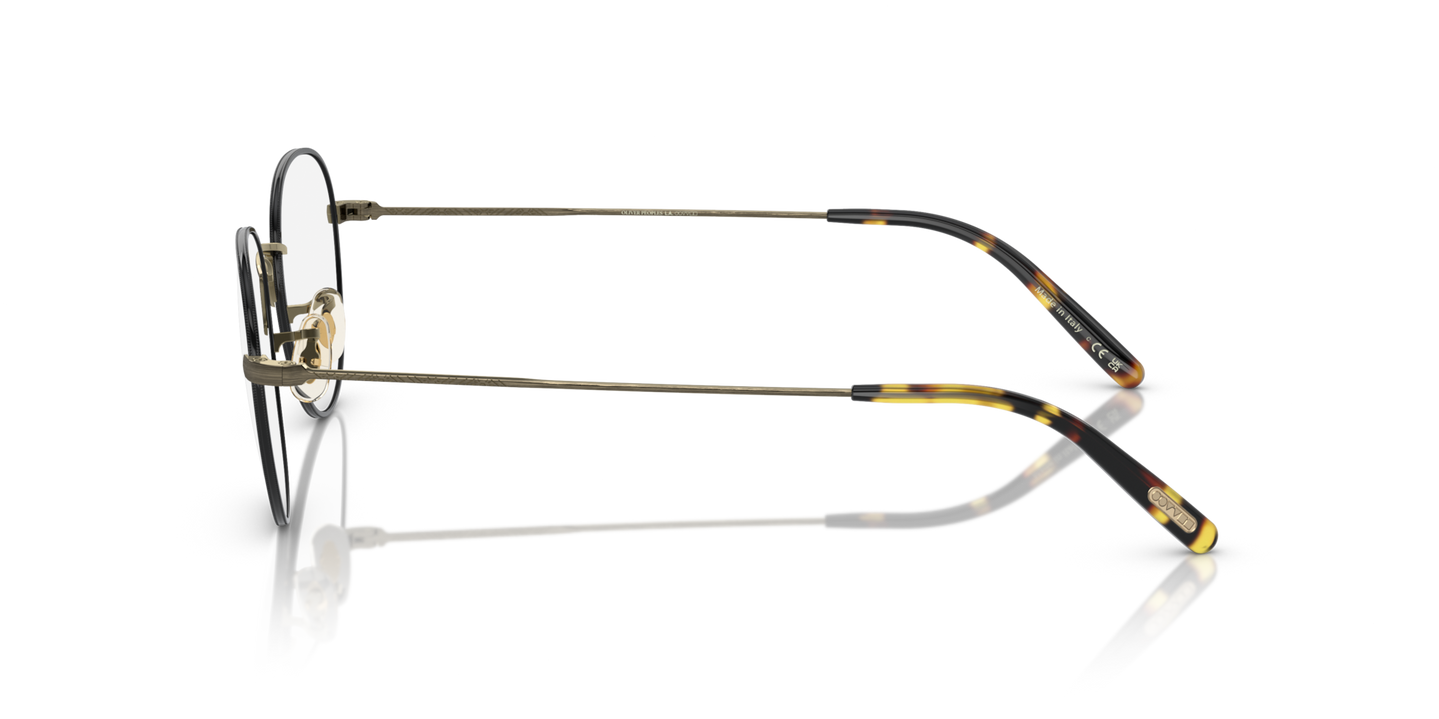 Oliver Peoples Piercy mit Antikgold/Braun Gestell - Bild Oliver Peoples Logo