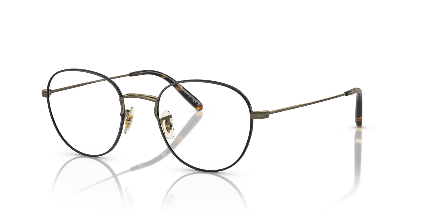 Oliver Peoples Piercy mit Antikgold/Braun Gestell - Bild Steg