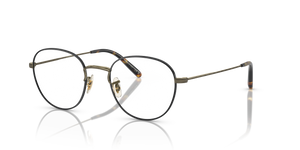 Oliver Peoples Piercy mit Antikgold/Braun Gestell - Das Bild 1