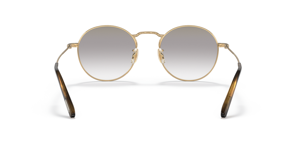 Oliver Peoples Weslie Sun avec une monture Or et des verres Gris - L'image 5