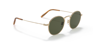 Oliver Peoples Weslie Sun with Gold frame and Green lenses - image 3