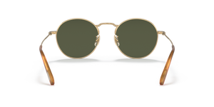 Oliver Peoples Weslie Sun with Gold frame and Green lenses - image 5
