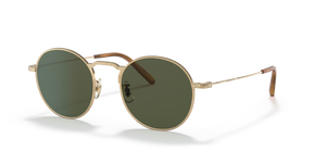 Oliver Peoples Weslie Sun with Gold frame and Green lenses - image 1
