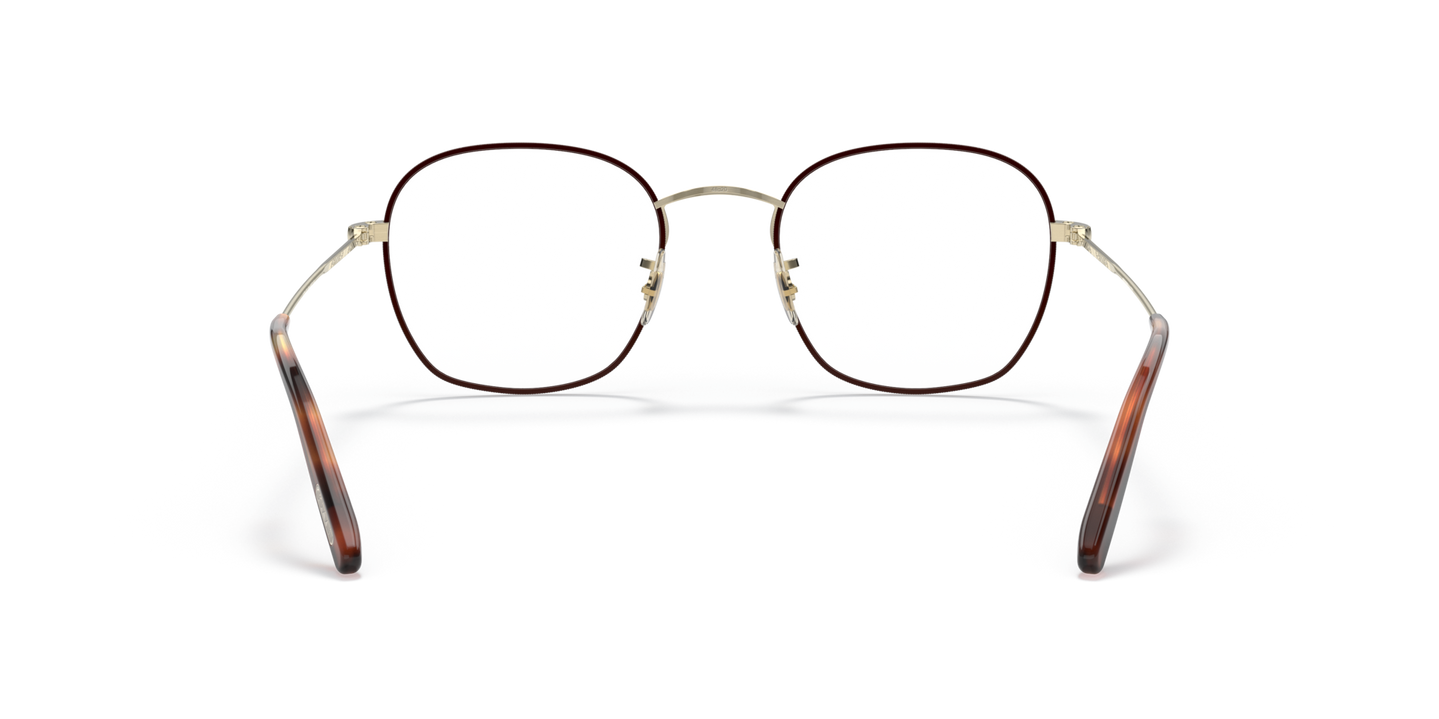 Oliver Peoples Allinger with Brushed Gold/Tortoise frame - Image Nosepads