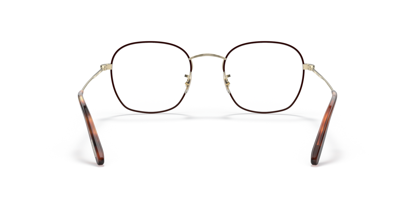 Oliver Peoples Allinger with Brushed Gold/Tortoise frame - Image Nosepads