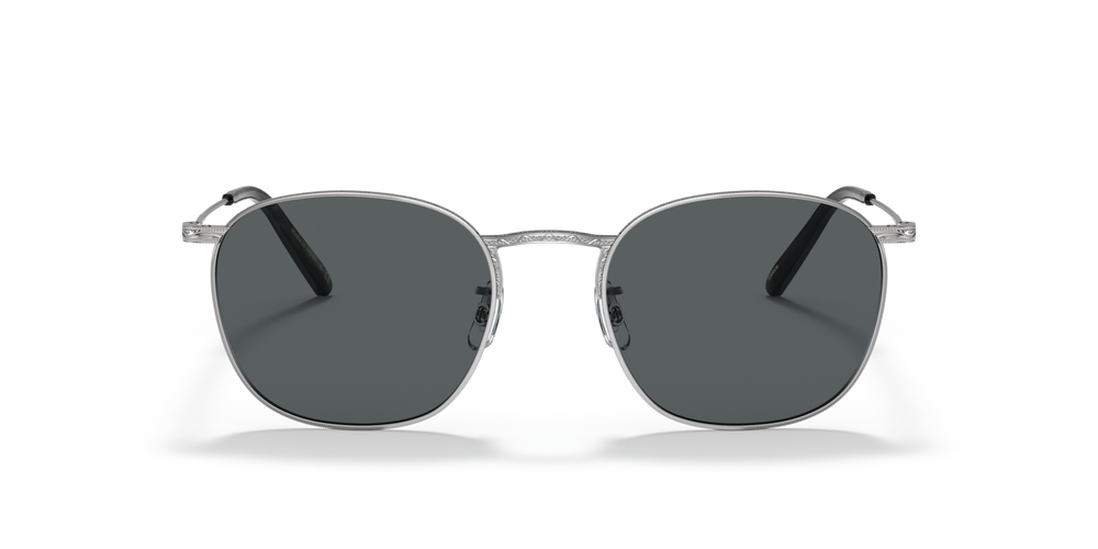 Oliver Peoples Goldsen Sun avec une monture Argent et des verres Gris - image 2