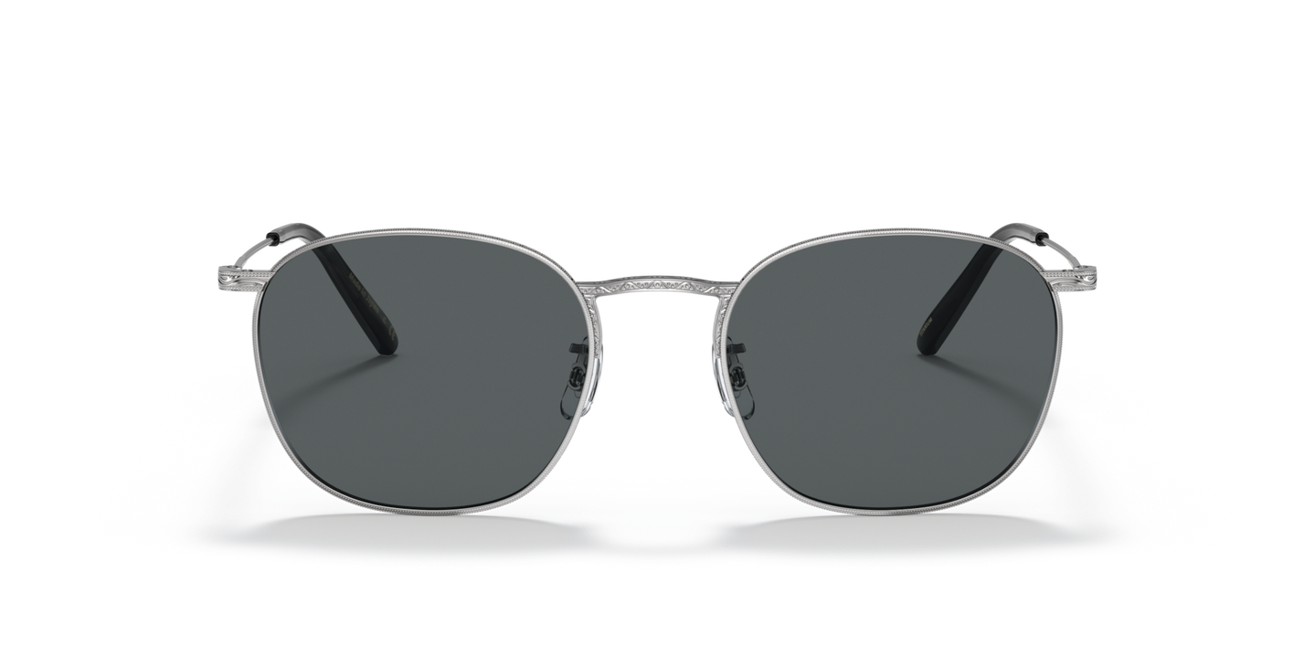 Oliver Peoples Goldsen Sun with Silver frame and Grey lenses - Image Material