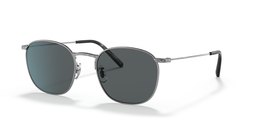 Oliver Peoples Goldsen Sun avec une monture Argent et des verres Gris - image 1