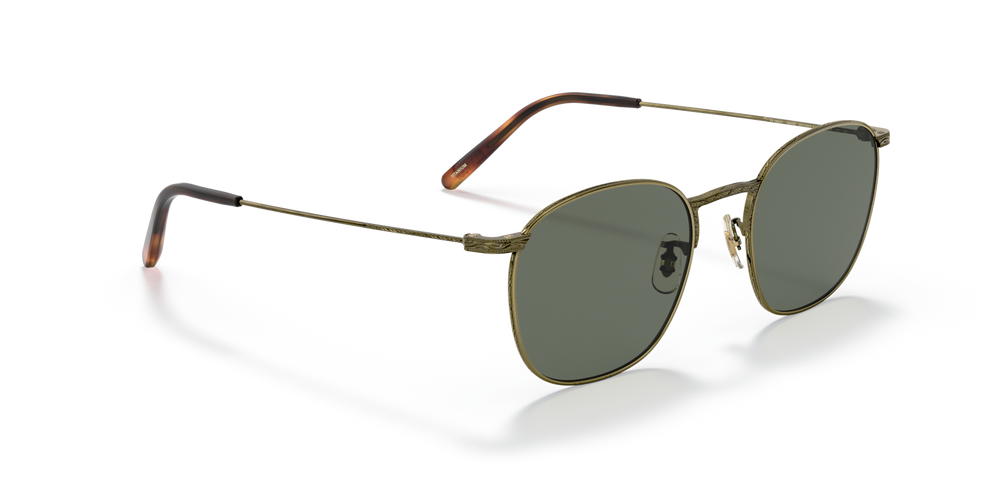 Oliver Peoples Goldsen Sun avec une monture Or patiné et des verres Vert - image 3