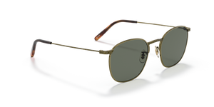 Oliver Peoples Goldsen Sun avec une monture Or patiné et des verres Vert - image 3