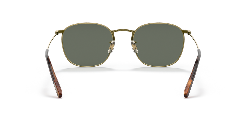 Oliver Peoples Goldsen Sun avec une monture Or patiné et des verres Vert - image 5