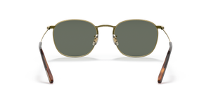 Oliver Peoples Goldsen Sun avec une monture Or patiné et des verres Vert - image 5