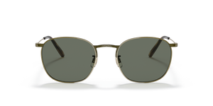 Oliver Peoples Goldsen Sun avec une monture Or patiné et des verres Vert - image 2