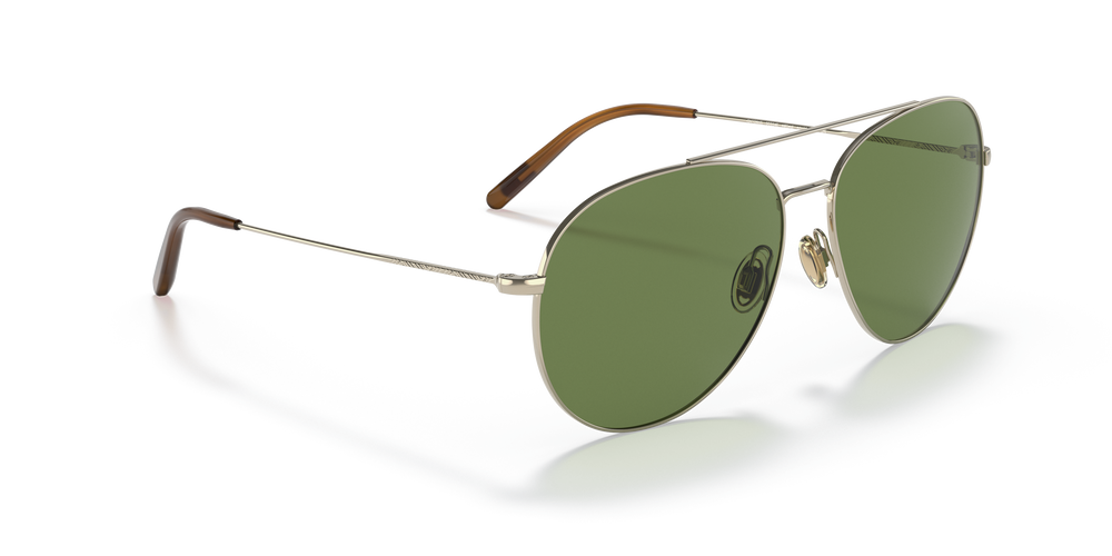 Oliver Peoples Airdale with Soft Gold frame and Green lenses - Image 3